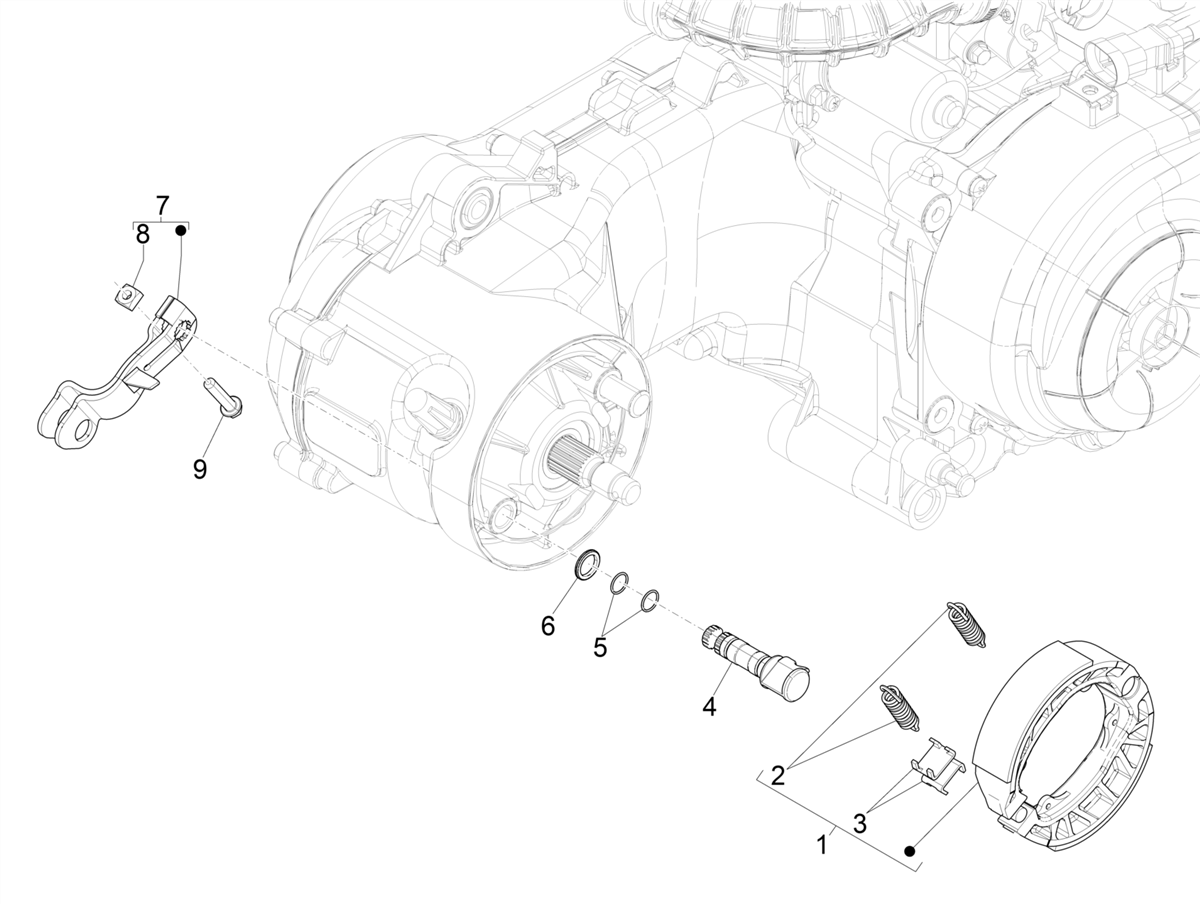 Zip 50 4T NOABS E5 2021-2023 - Remschoen & Achterrem Toebehoren