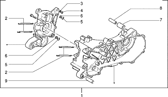 Zip Fastrider RST 1996-1999 - Behuizing