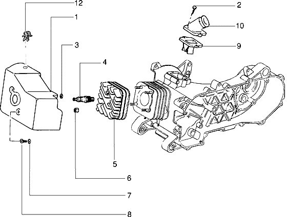 Zip Type 3 1993-2005 - Cilinderkop, Cilinder & Zuiger