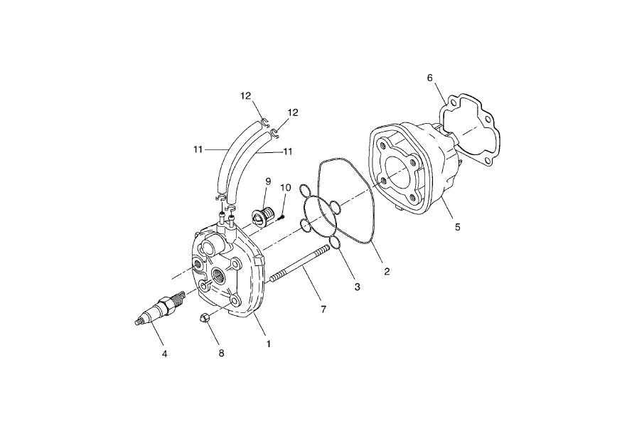 Yamaha Aerox 50 R Facelift 2013-2016 - Cilinder