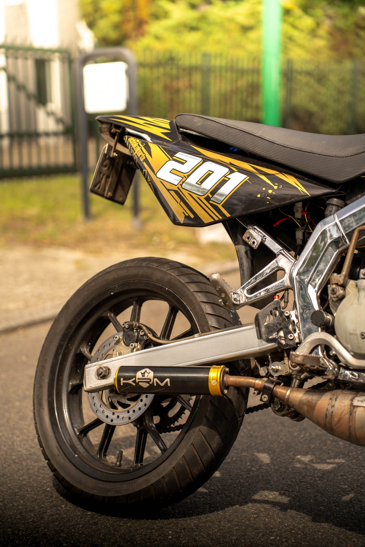 KRM Uitlaat Rood 80-90cc Derbi