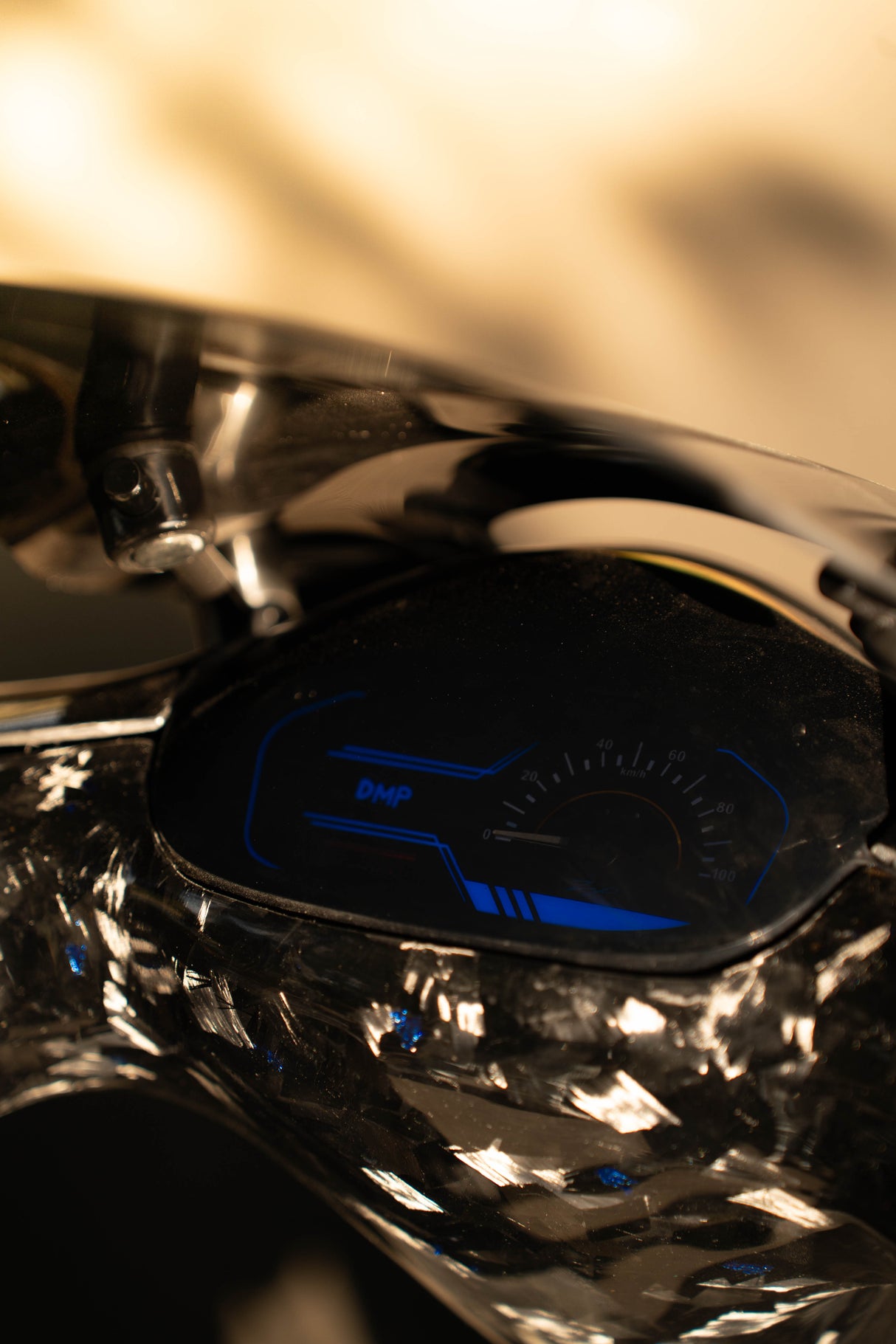 Kilometerzähler Sport Blau Piaggio Zip DMP