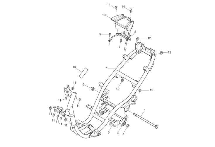 Yamaha Aerox 50 SP 1999-2012 - Frame
