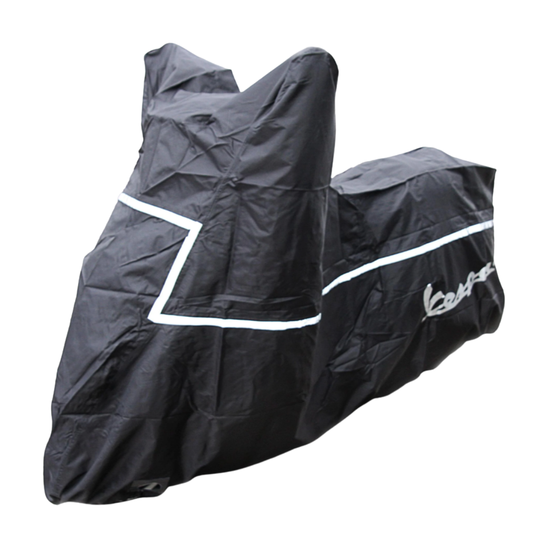 Large Black Vespa Original Protective Cover
