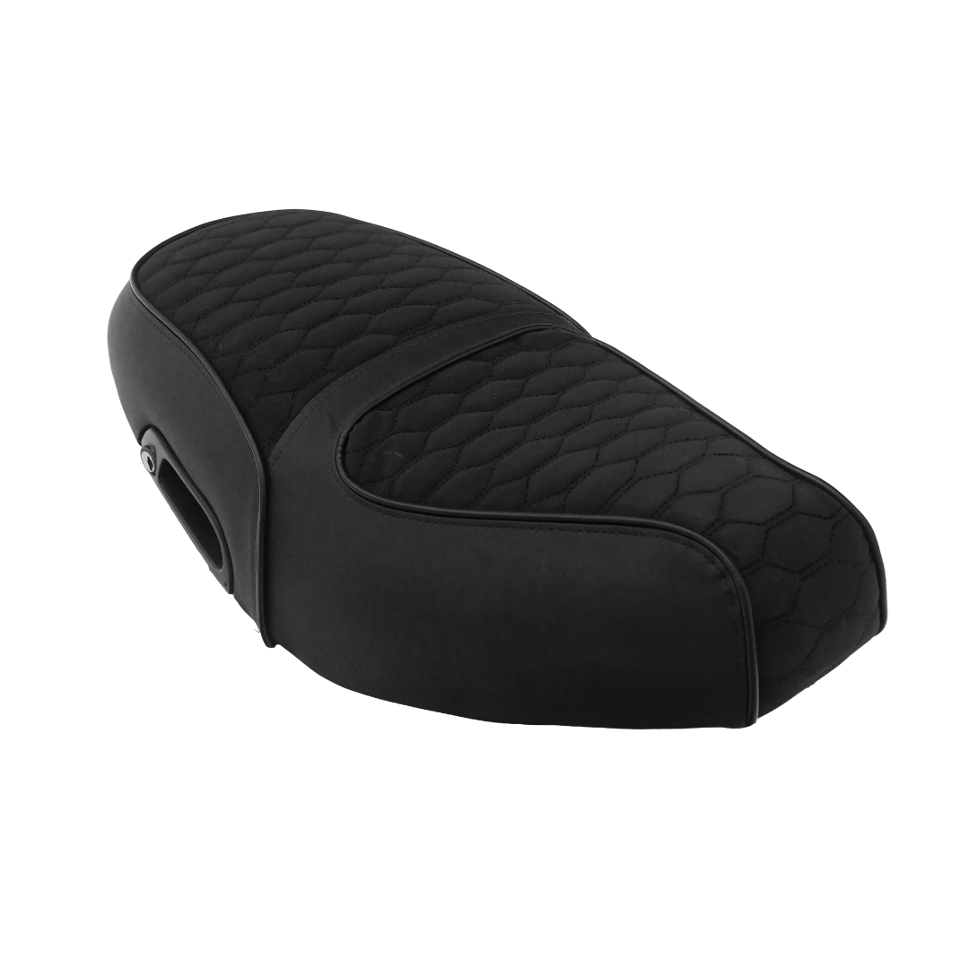 Fenom Seat Cover Alcantara Look Black Piaggio Zip Type 3