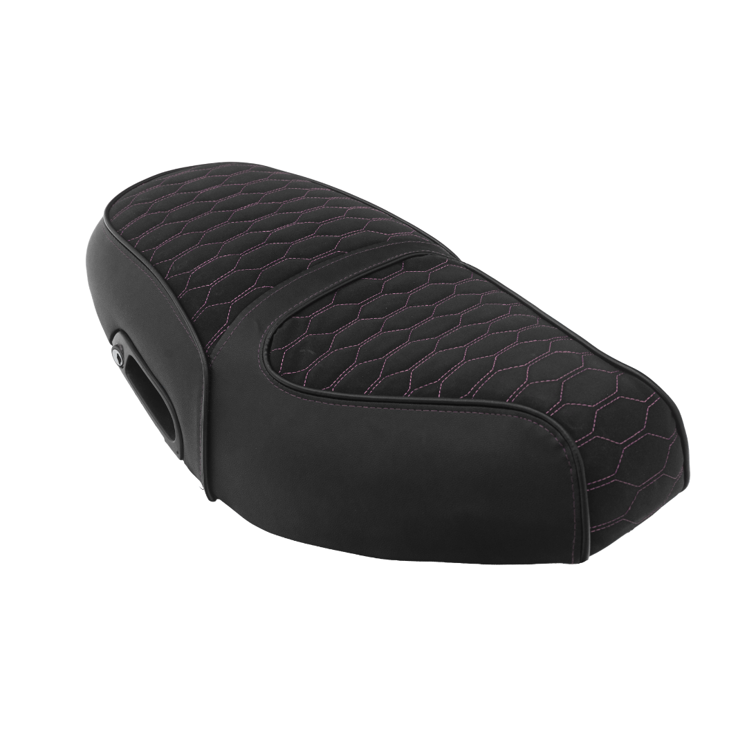 Fenom Seat Cover Alcantara Look Pink Piaggio Zip Type 3