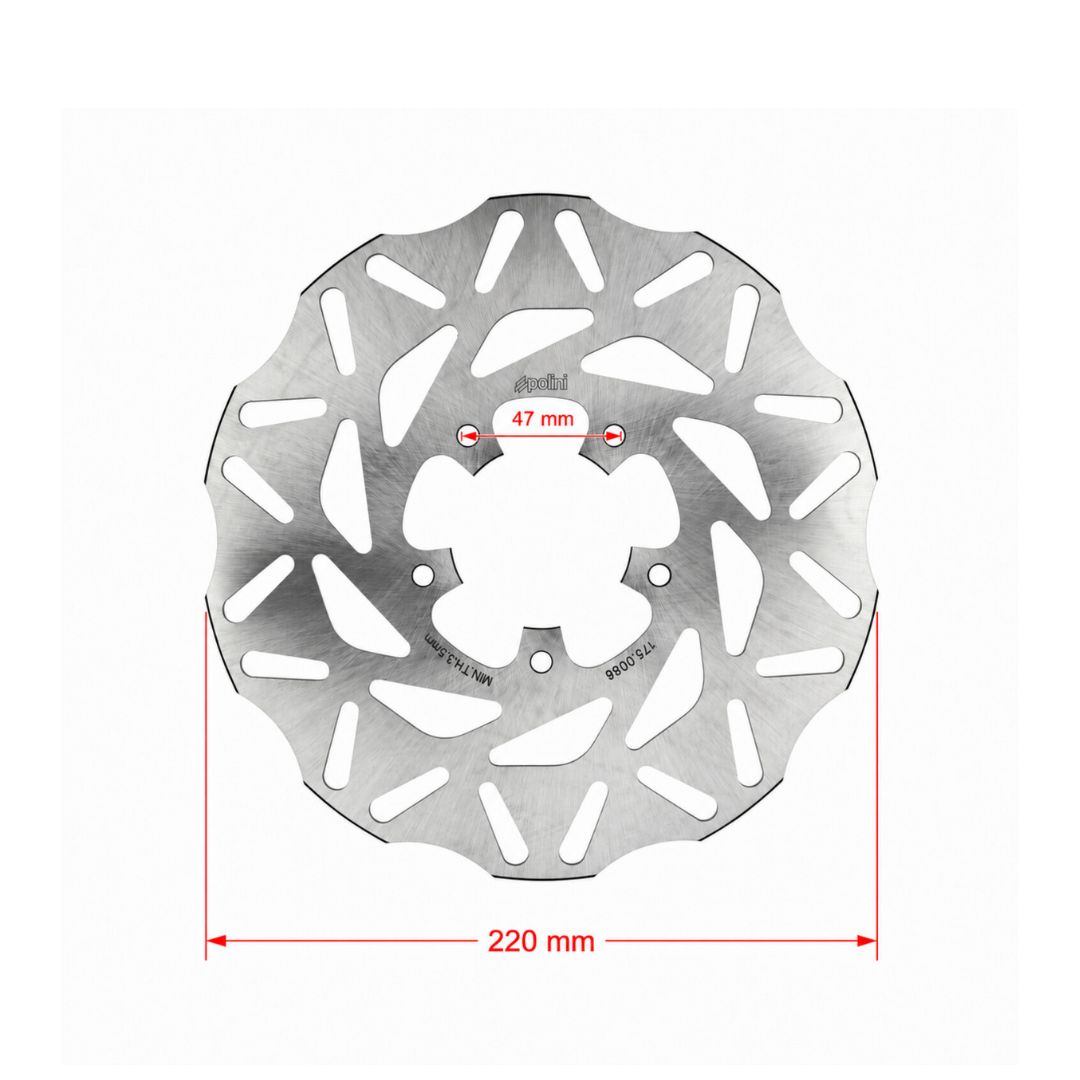Polini Wave Brake Disc 220MM Gilera Runner / Skipper LX