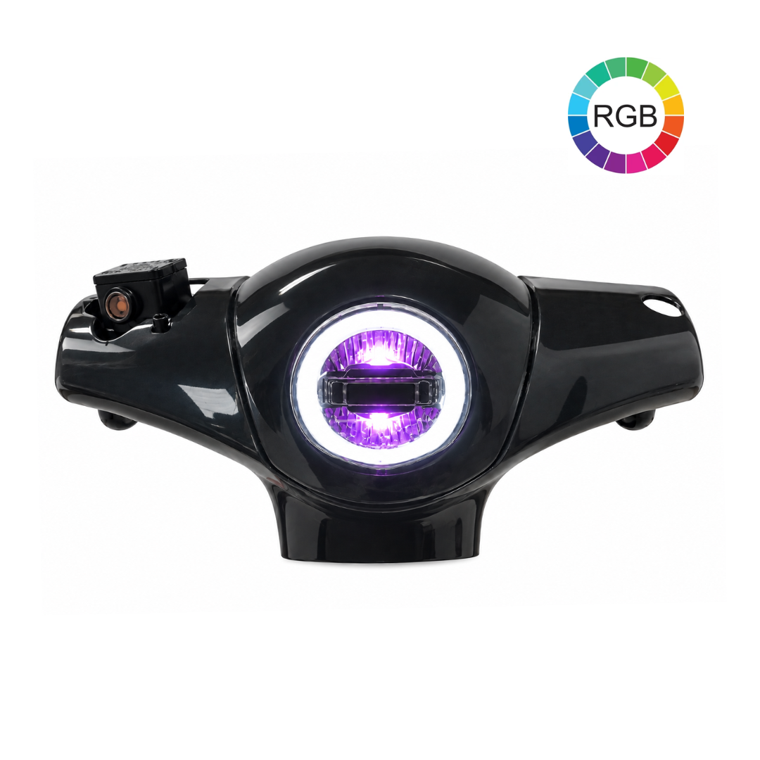 RGB Angel Eye Headlight Piaggio Zip / Vespa Fenom