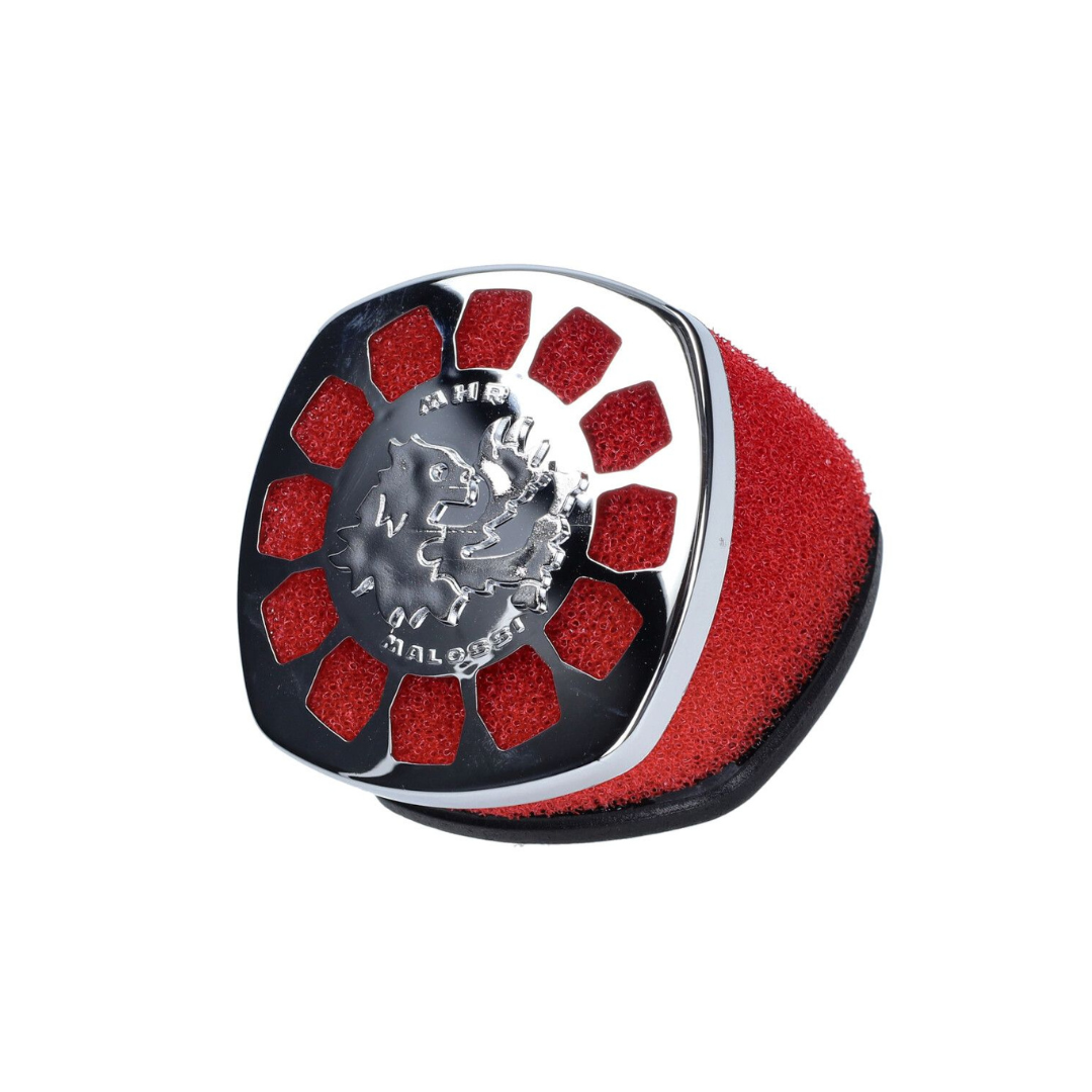 Malossi Powerfilter Schuin 32Mm Chroom/Rood