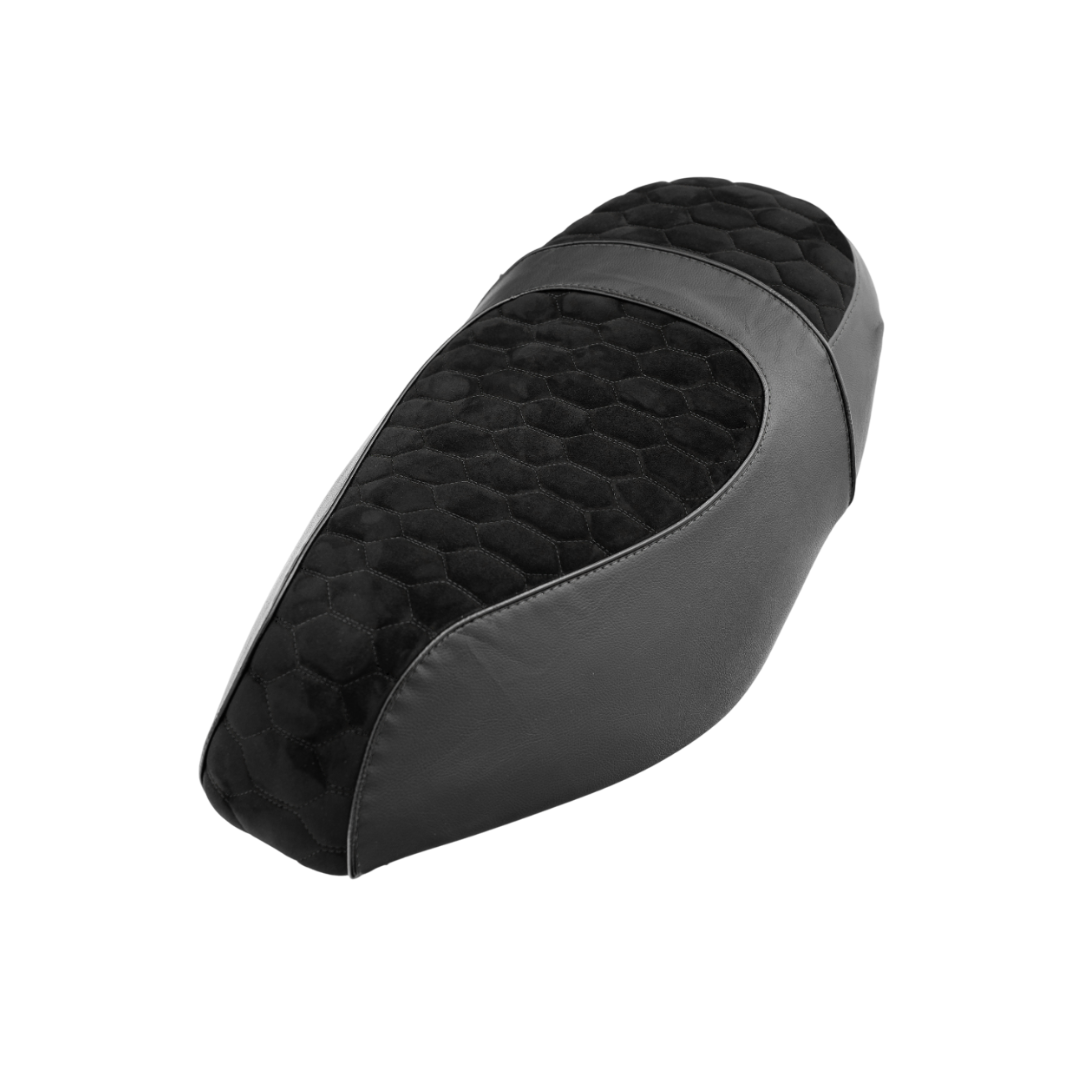 Couverture de selle alcantara look noir piaggio zip