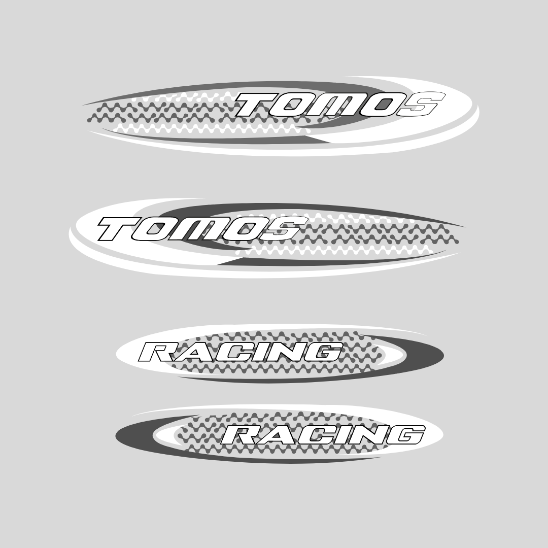 Stickerset Tomos Racing A3/A35
