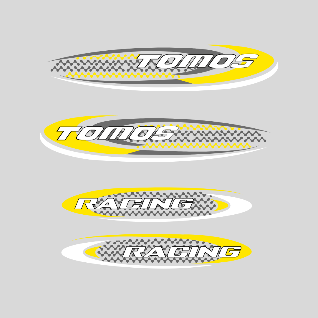 Stickerset Tomos Racing A3/A35