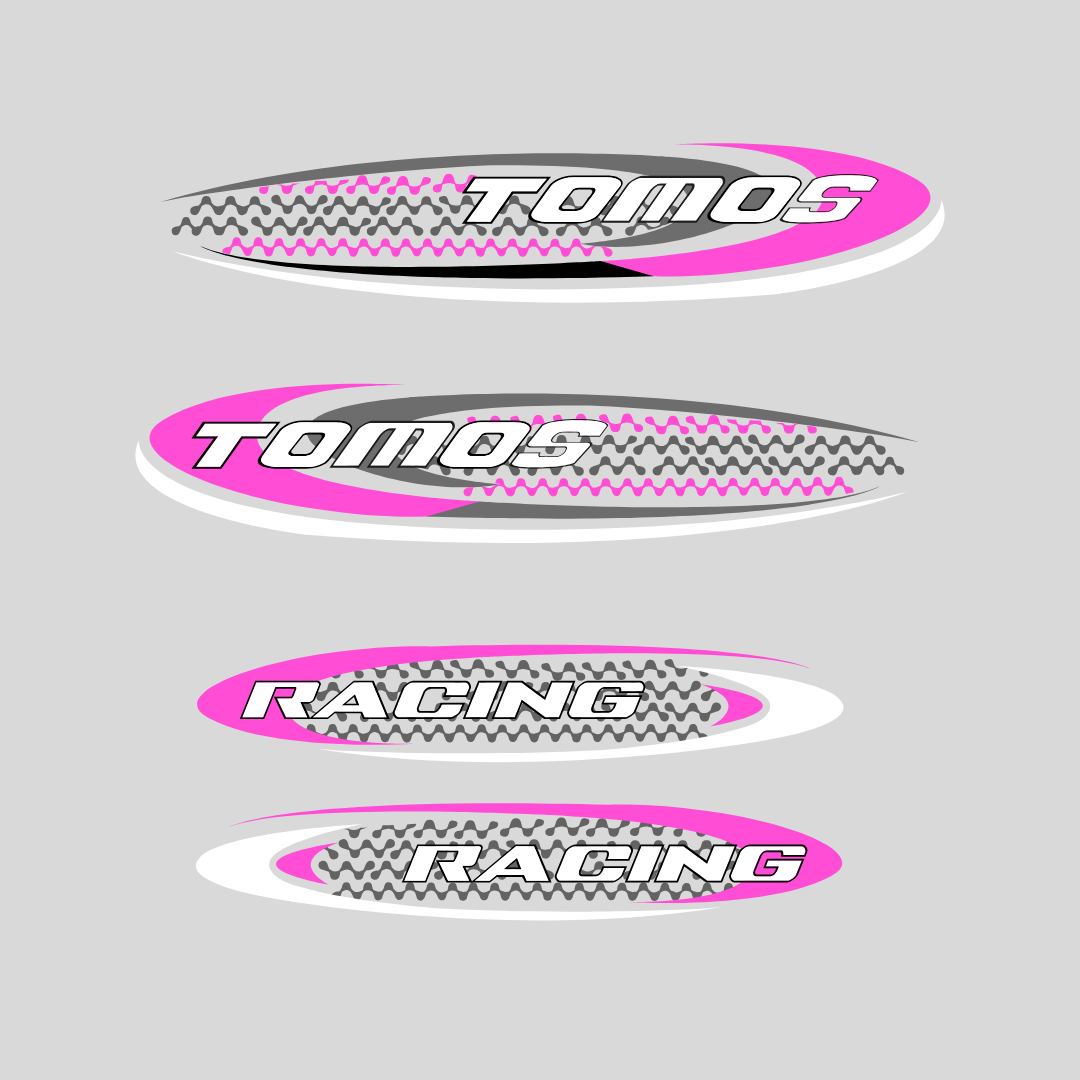 Stickerset Tomos Racing A3/A35