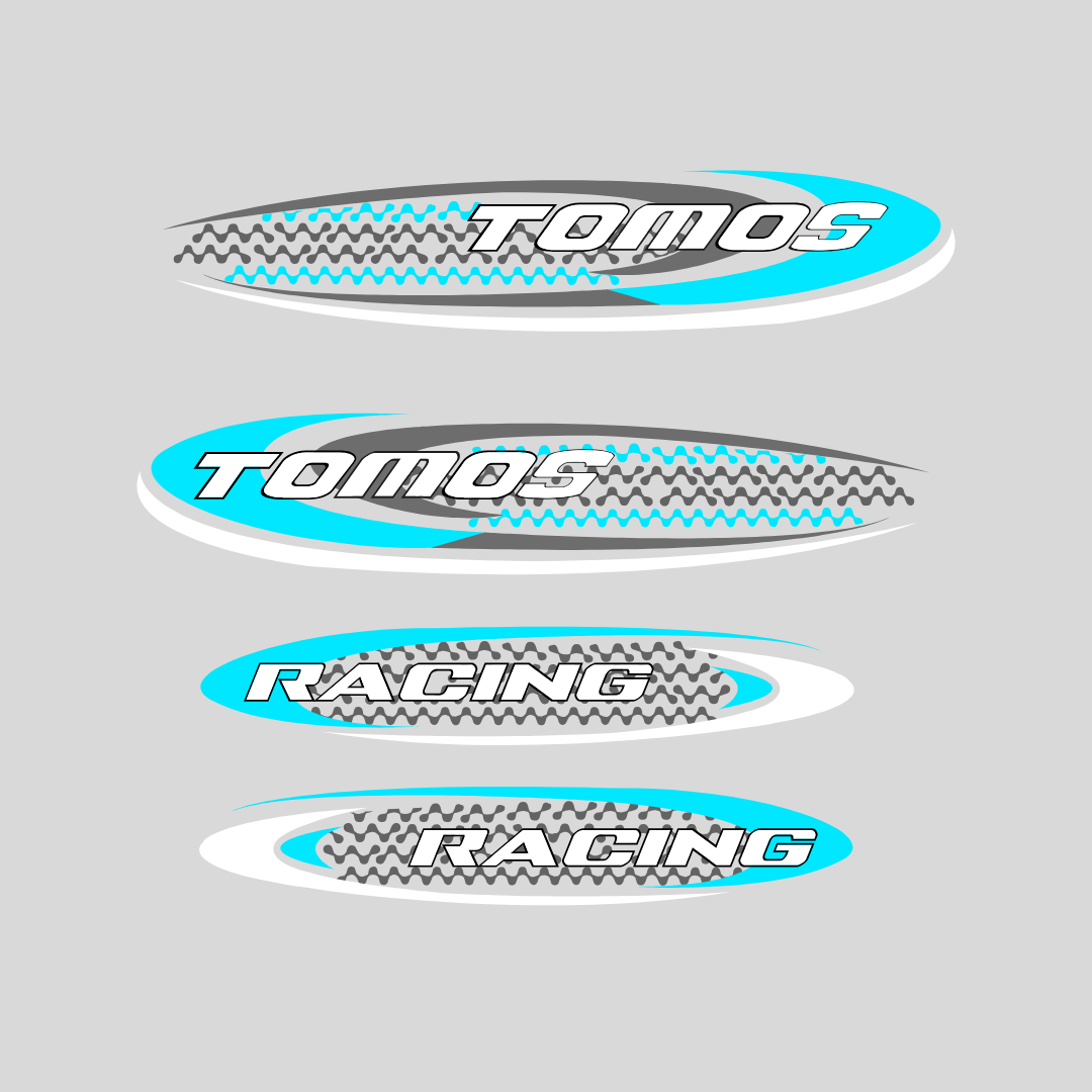 Stickerset Tomos Racing A3/A35
