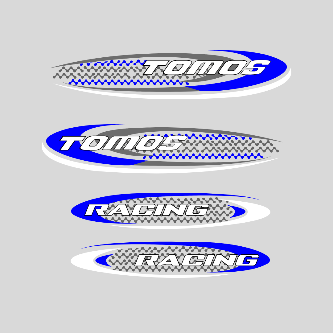 Stickerset Tomos Racing A3/A35