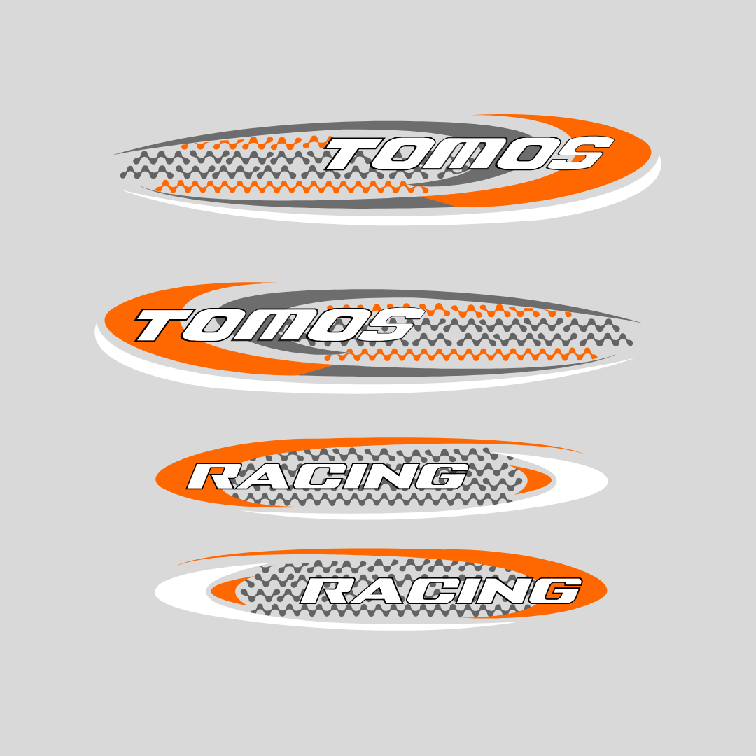 Stickerset Tomos Racing A3/A35
