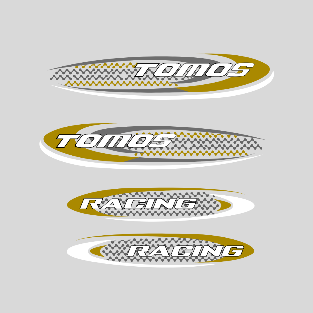 Stickerset Tomos Racing A3/A35