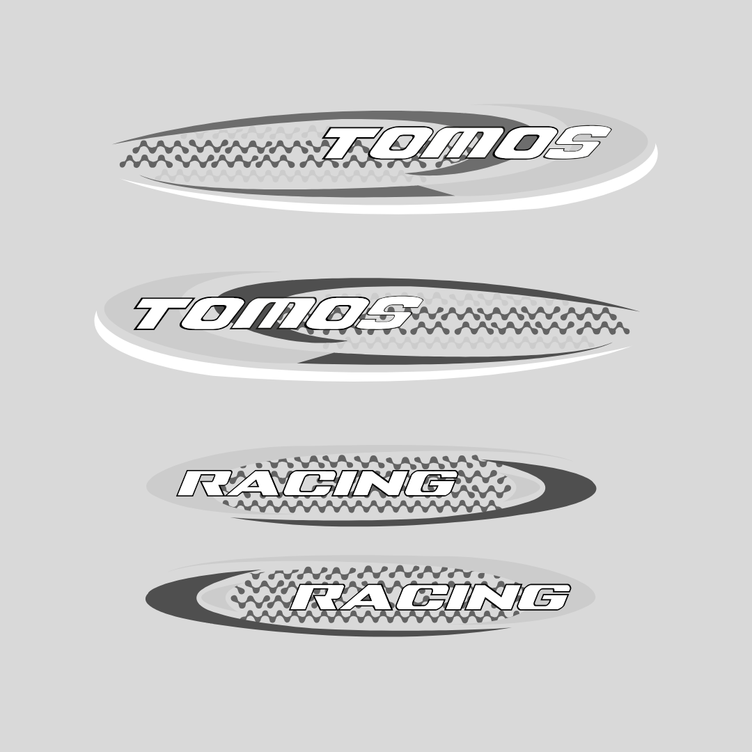 Stickerset Tomos Racing A3/A35