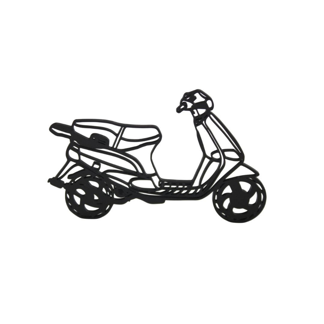3D Silhouette Piaggio Zip Type 3