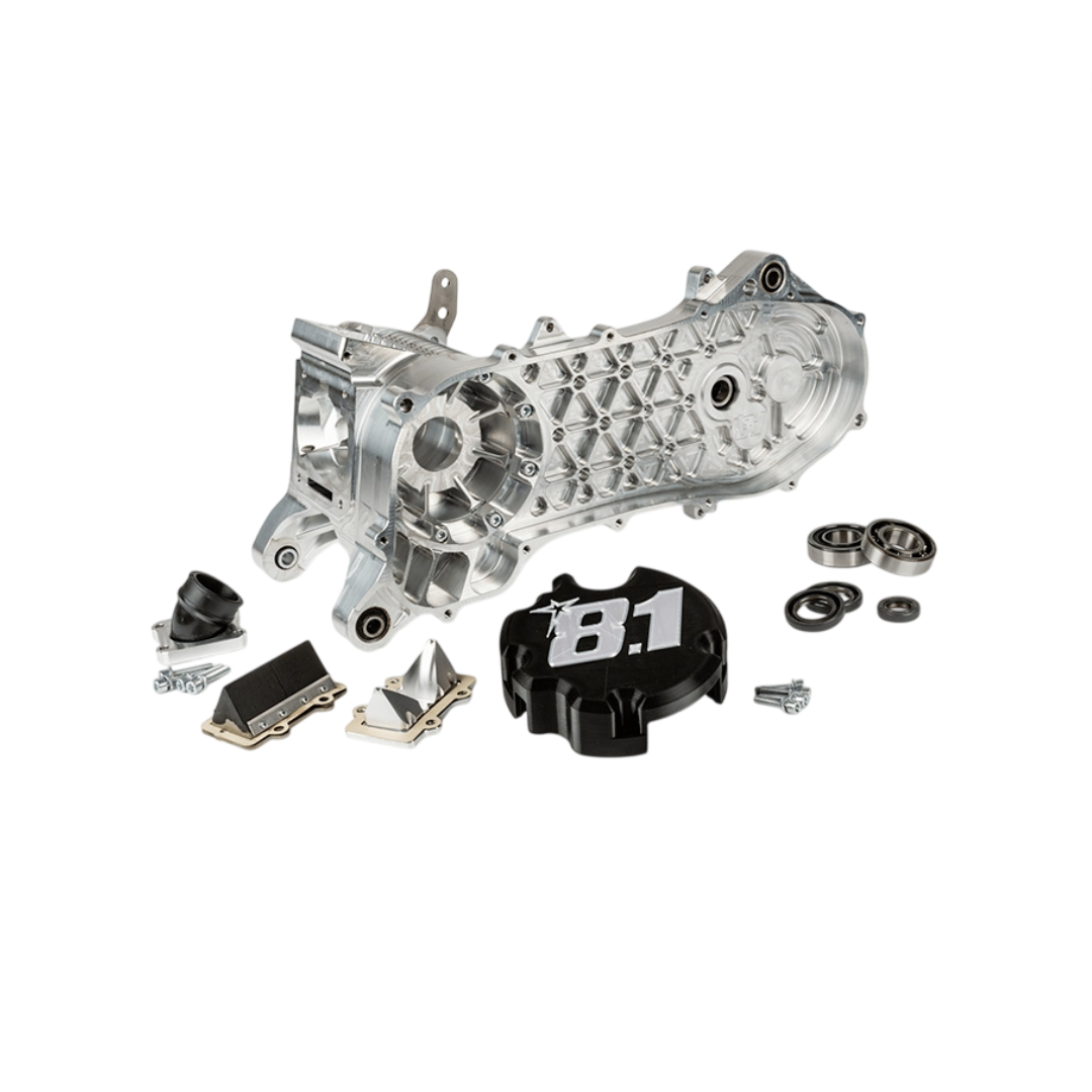 Completo Long Motor Carter 8.1 Fireblade 70cc 10/12/13 pollici Wiel Piaggio 2 Sicchia