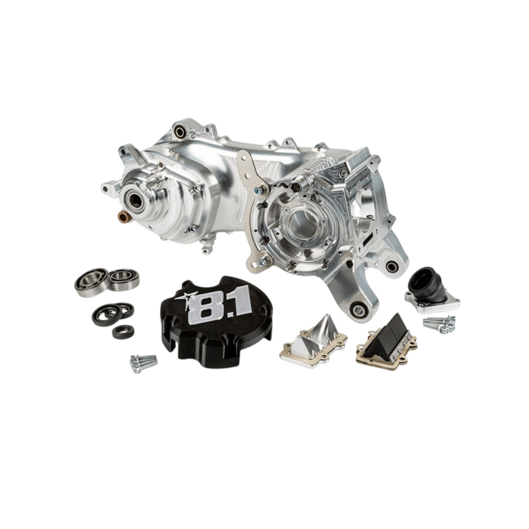 Completo Long Motor Carter 8.1 Fireblade 70cc 10/12/13 pollici Wiel Piaggio 2 Sicchia