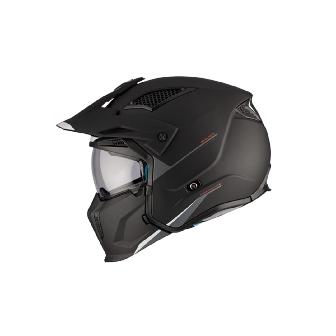 Casco Mt Streetfighter SV Stripe Matt Black