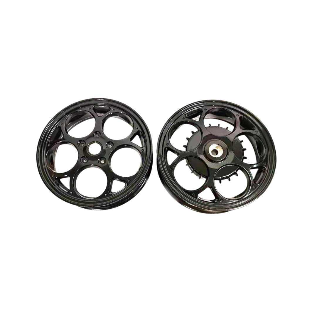 Velgenset Maru’s Style Shiny Black Vespa Sprint/Primavera