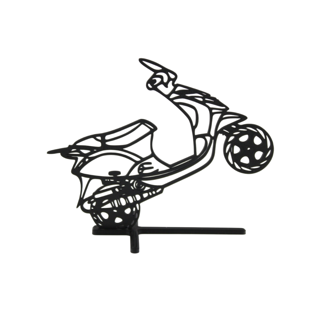 Silhouette 3D Piaggio Zip 2 Stroke