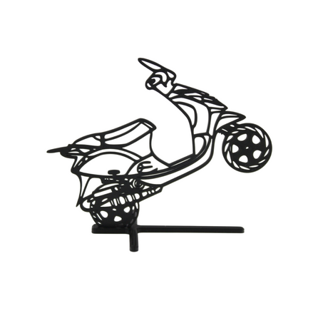 3d Silhouette Piaggio Zip 2 Strich