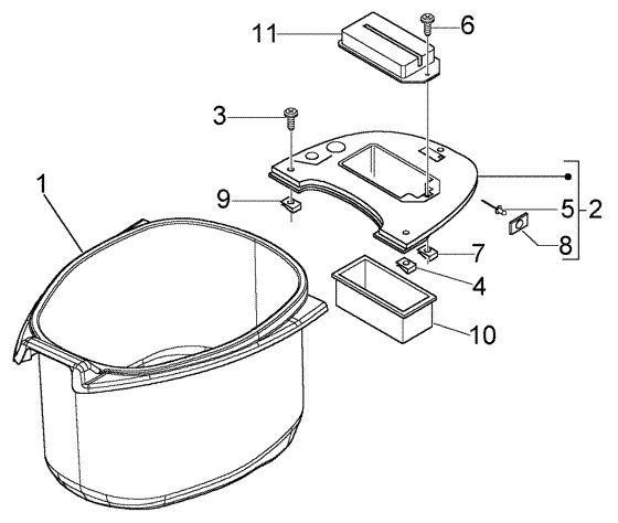Vespa LX 50 4T 2005-2012 - Buddybak