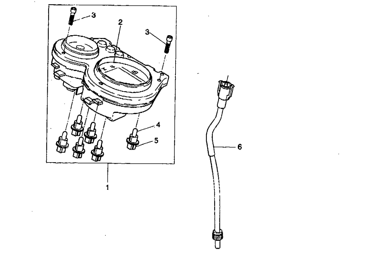 Yamaha Aerox 50 R 1998-2012 - Kilometerteller