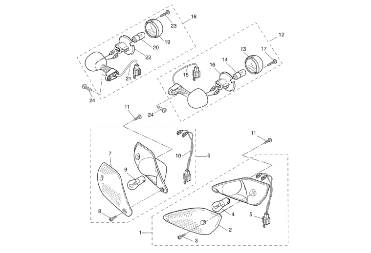 Yamaha Aerox 50 SP 1999-2012 - Knipperlicht