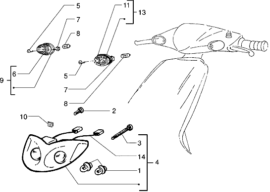 Zip SP98 - Verlichting & Koplamp