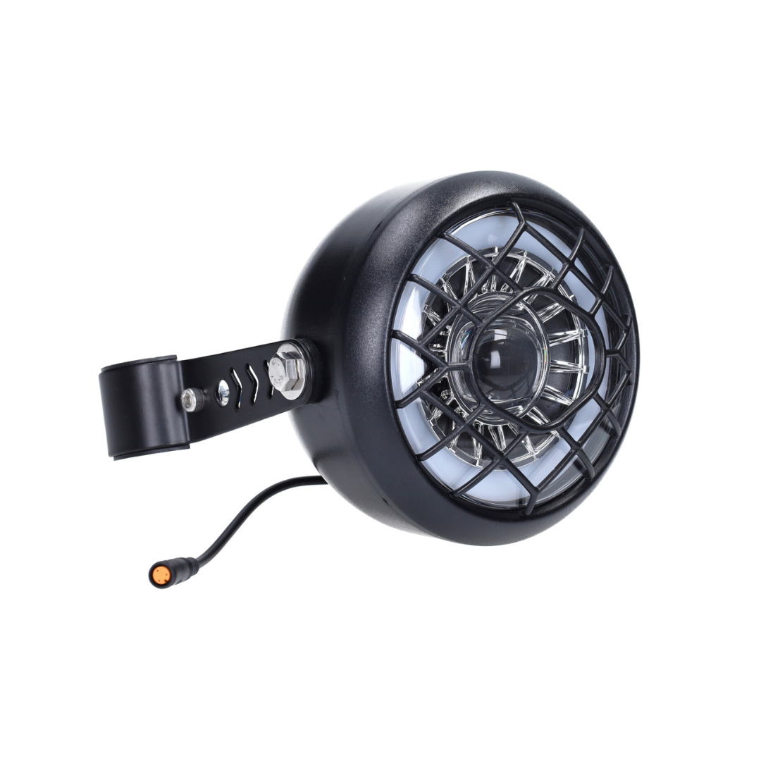 Headlight Unit Black 3-Pin Plug V8 / V20 Fatbike