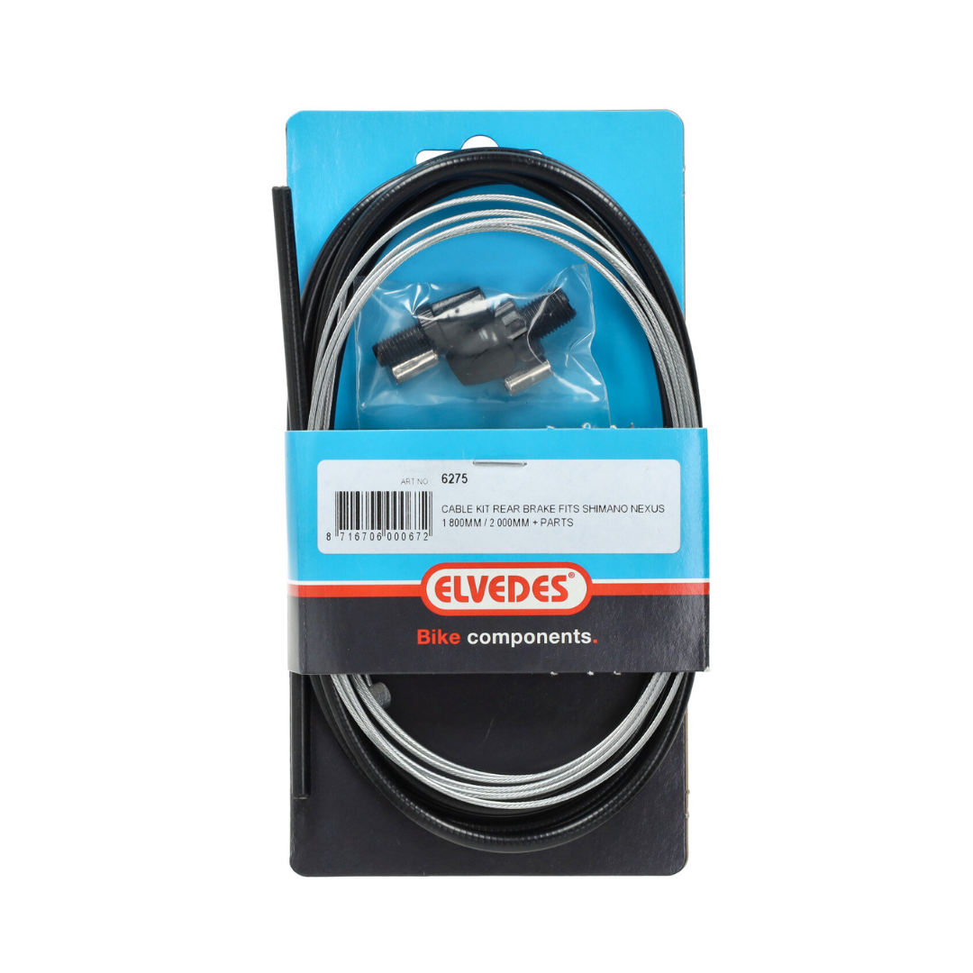 Câble de frein arrière Elvedes + écrous Shimano Nexus Rollerbrake Fatbike