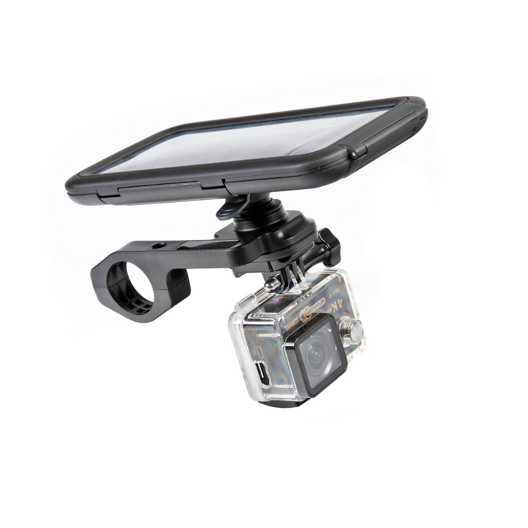 Adattatore Lampa Telefono Opti-Combo Manubrio Fotocamera Ciclomotore/Fatbike