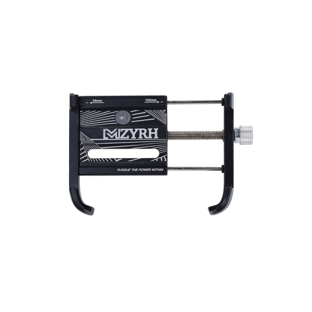 Phone Holder Adjustable Aluminum Black Scooter/Fatbike