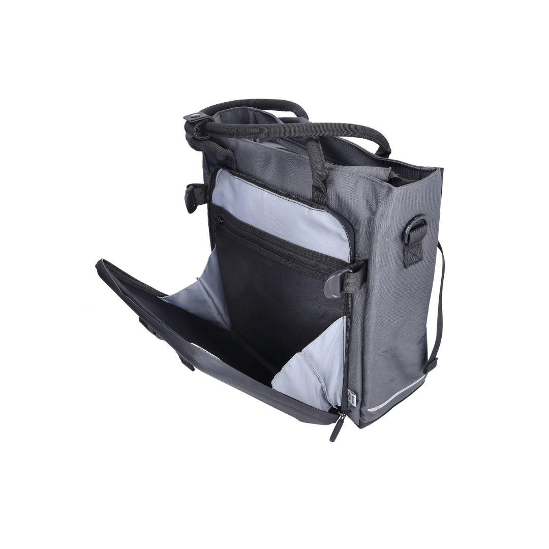 Side Bag Shad Removable Rear Carrier 16L Gray Fatbike