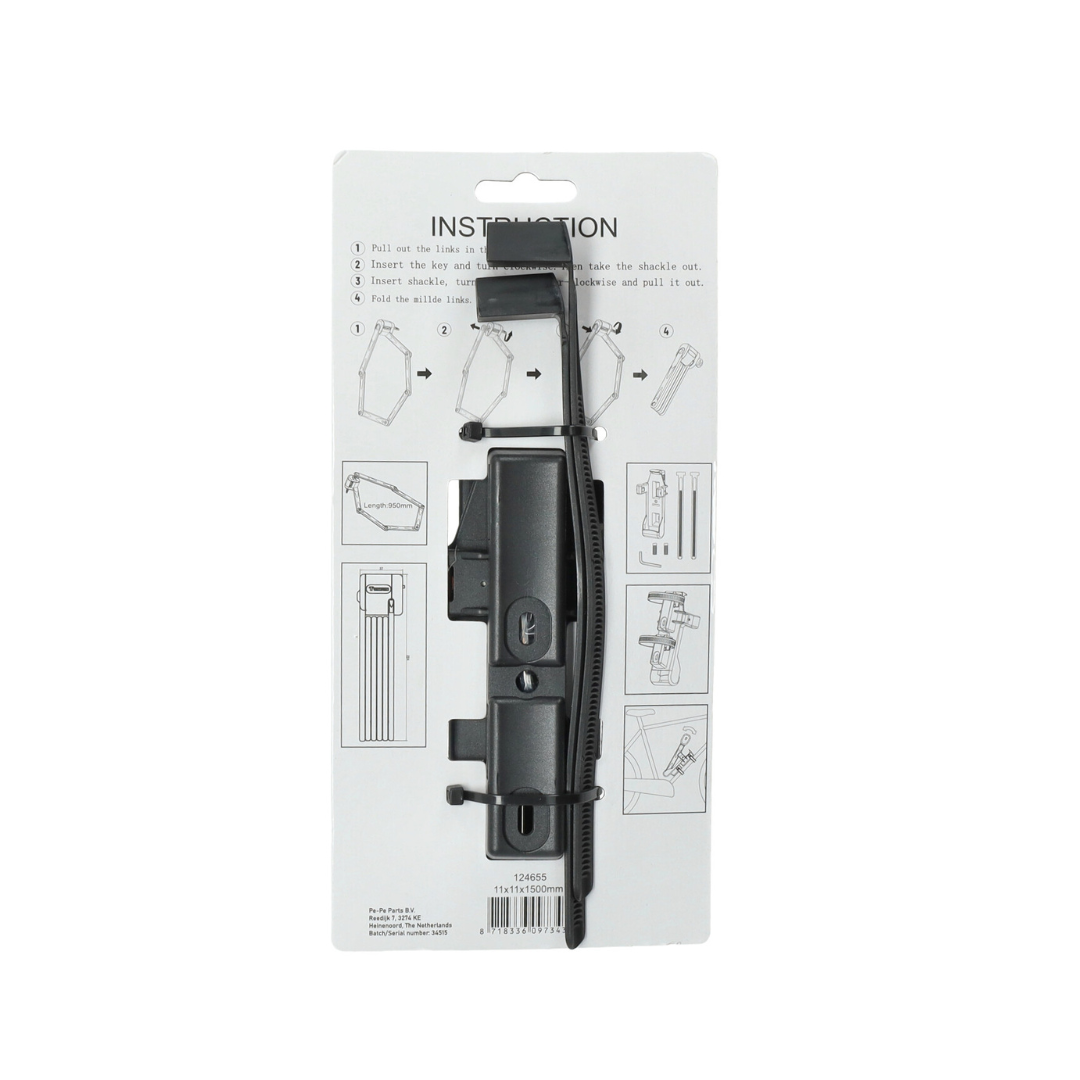 Folding lock Power1 ART 2-Stars 95CM Fatbike