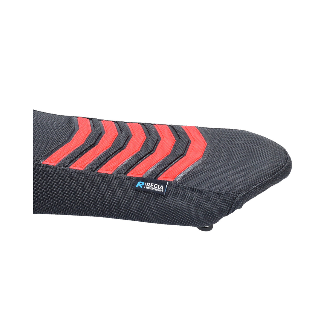 Selle Noir/Rouge Derbi Rieju MRT / MRT Pro 2009 à 2018