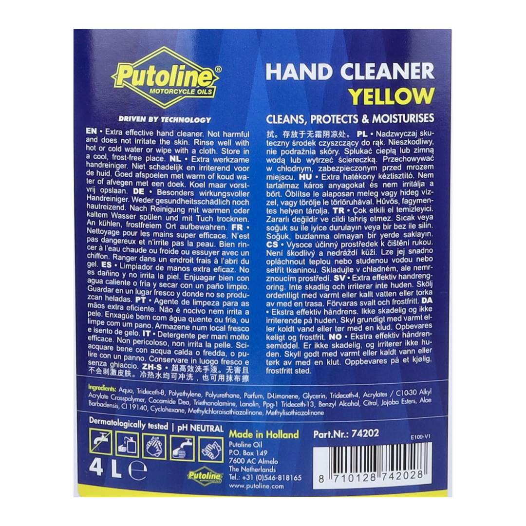 Handzeep Cartridge Geel Putoline 4L