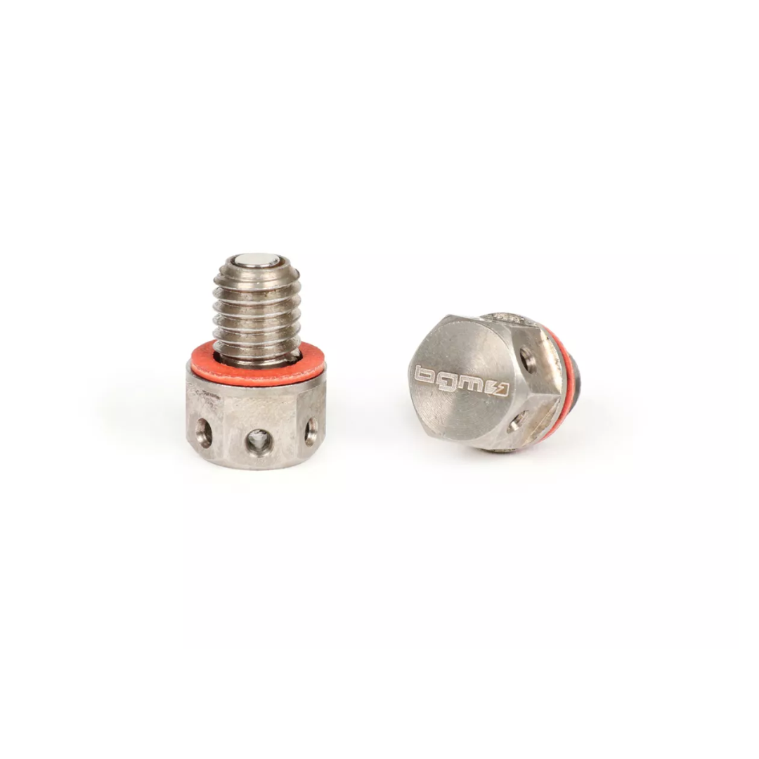 Aftapplug Vertandingsolie M8x8MM BGM Piaggio / Gilera 125-180cc 2 Takt