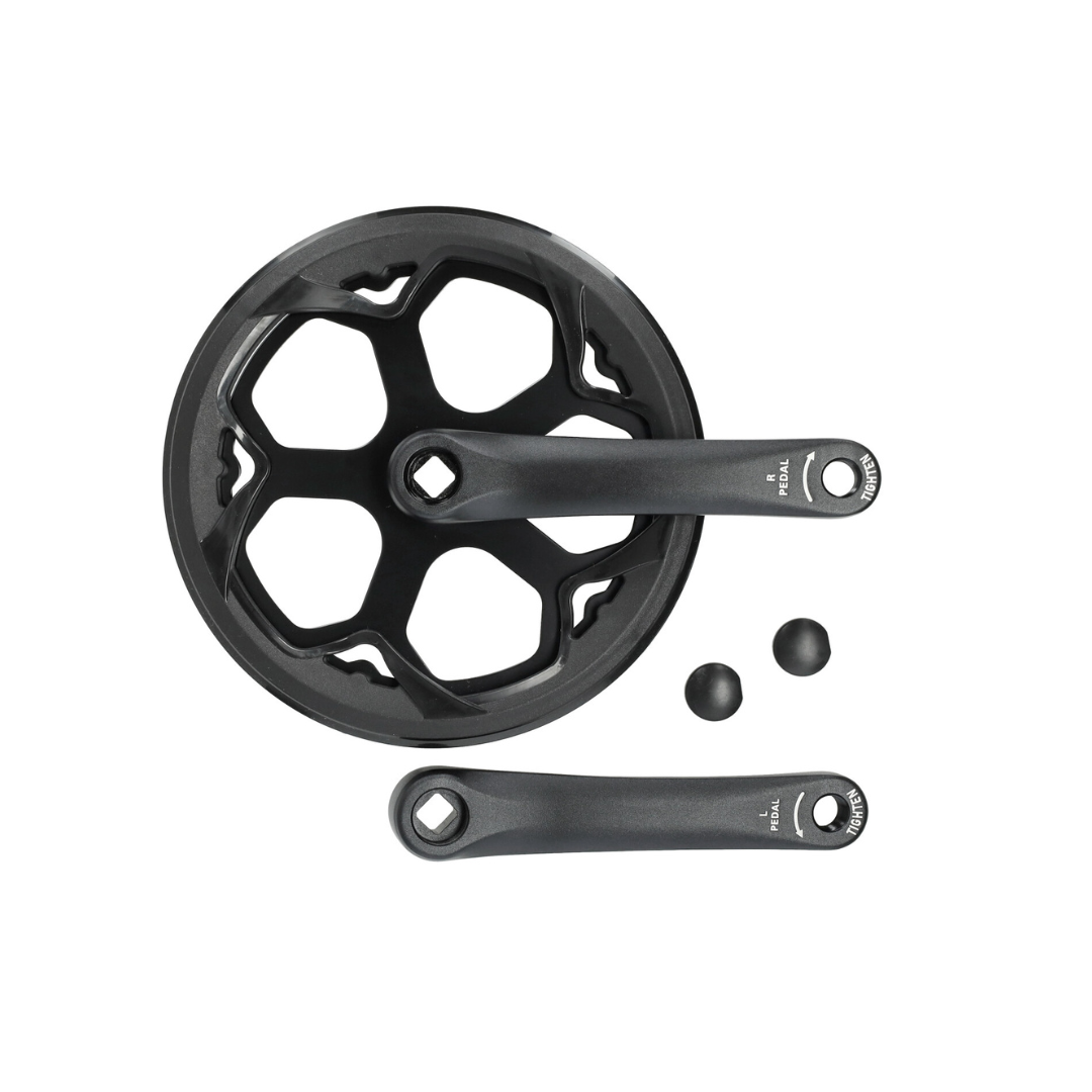 Crank Trapas Set Aluminium L+R + Tandwiel 48T V8 / V20 Pro Fatbike