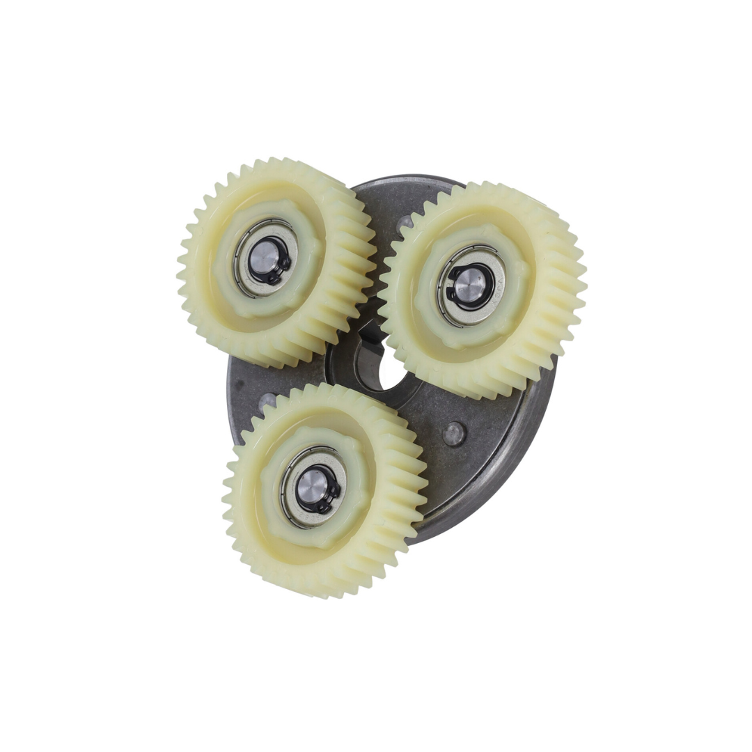 Jeu de pignons + plaque moteur 500W (côté gauche) V8 Fatbike