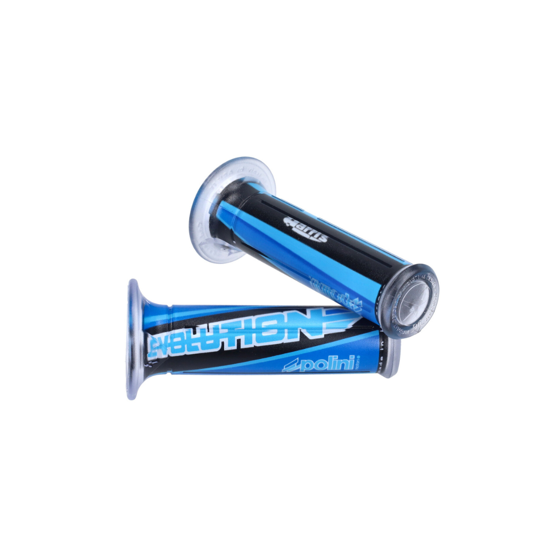 Handvatset Polini Evolution Zwart/Blauw Universeel