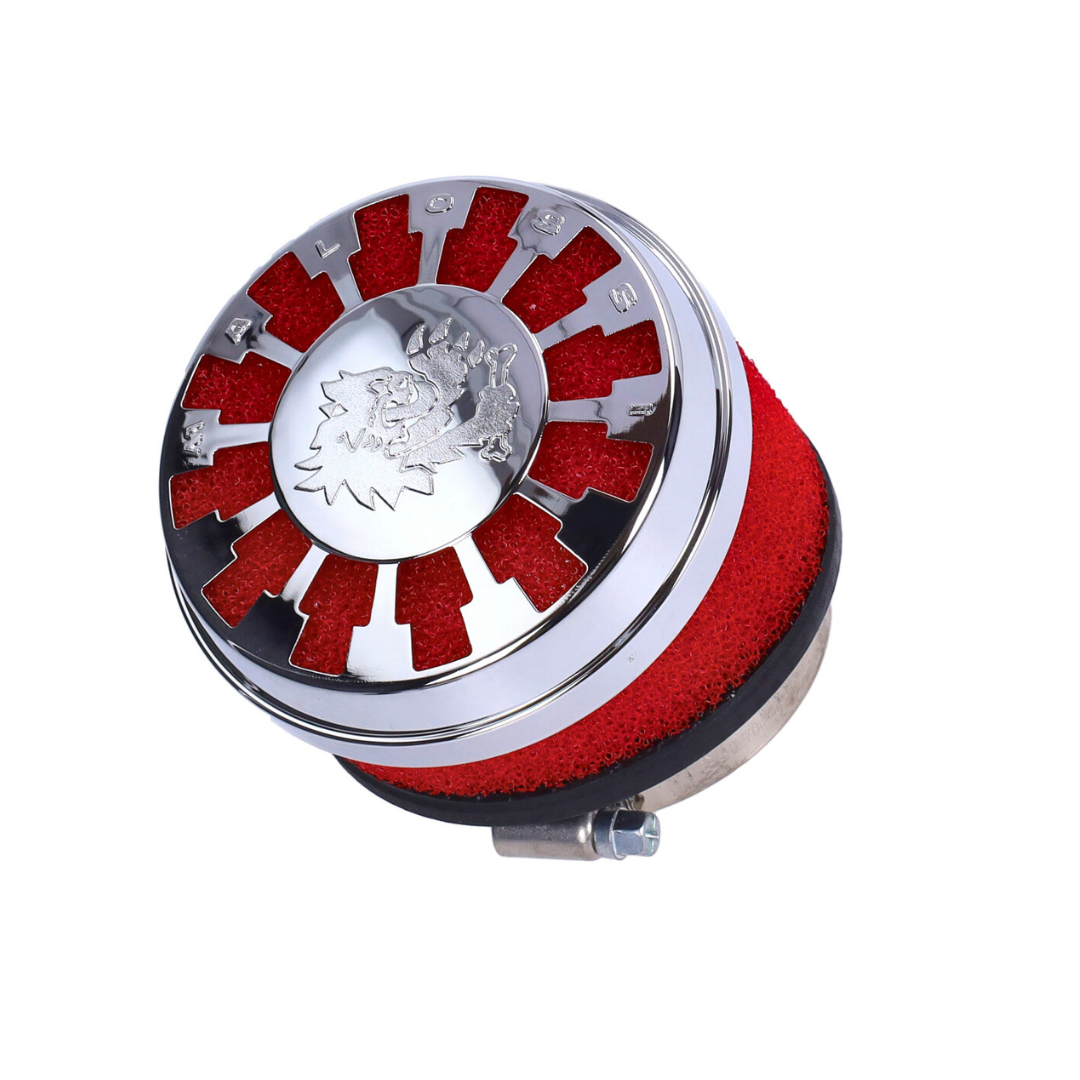 Filtre de puissance E13 Malossi MHR incliné rouge/chrome