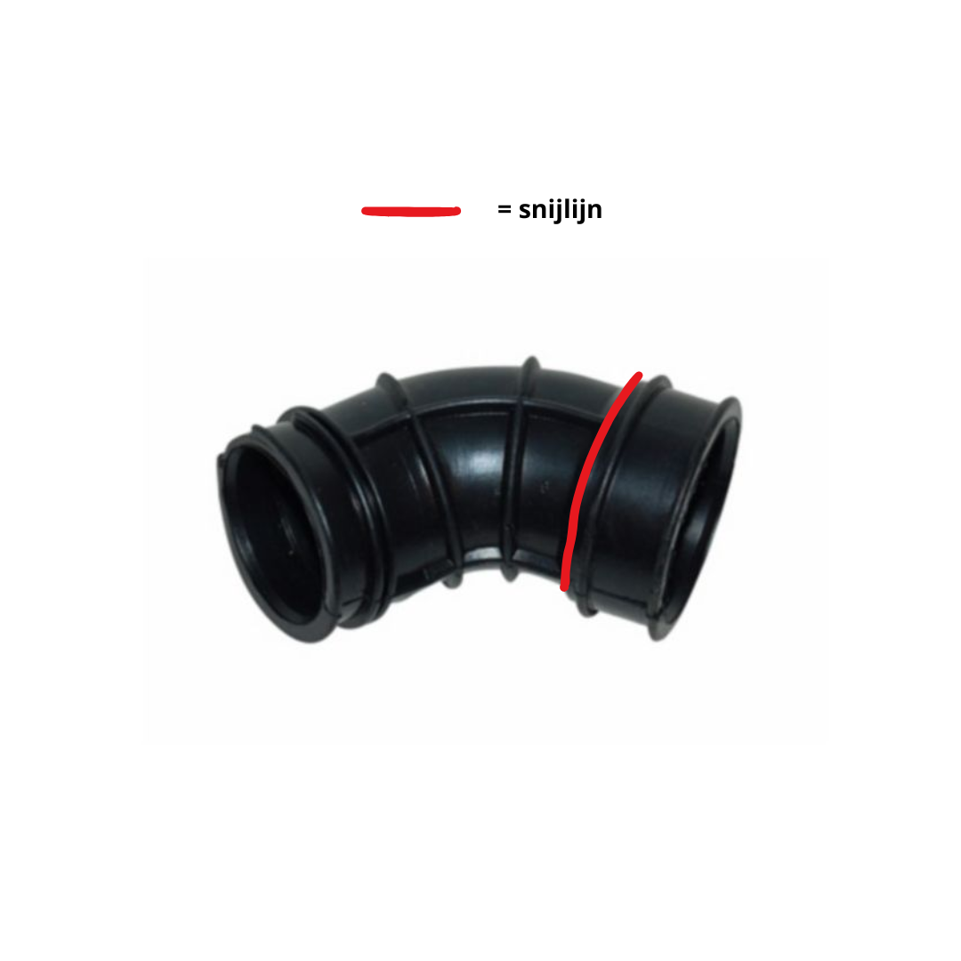 Luchtfilterslang 50Mm Voor Polini Pwk Piaggio Skipper / Gilera Runner 125-180Cc 2 Takt