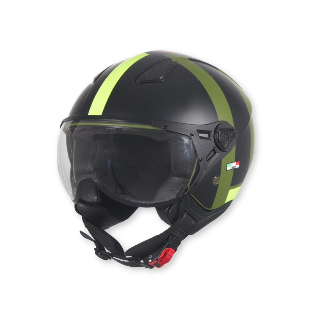 Casque Vito Moda Mat Green / Noir