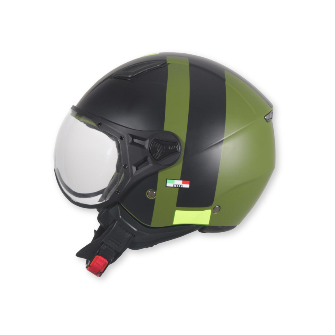 Casque Vito Moda Mat Green / Noir