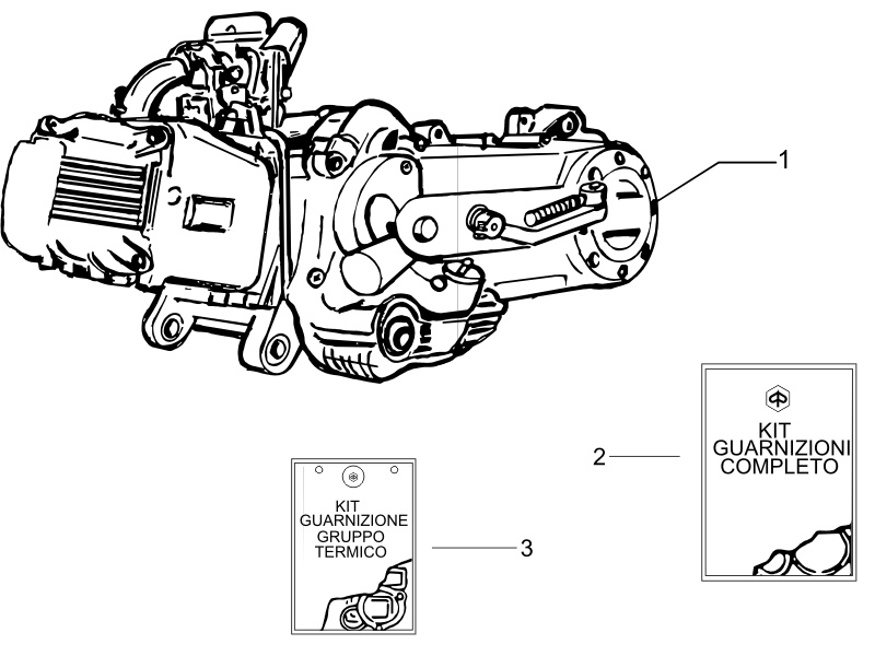 Zip 50 4T NOABS E2 2006-2013 - Motorcompleet